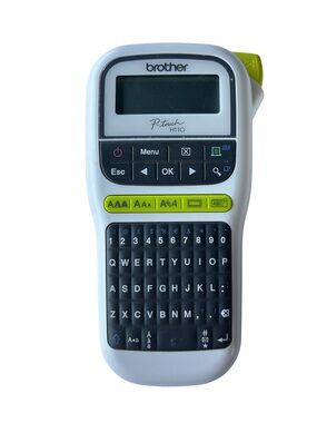 Brother P-touch H110 Label Maker in White and Lime